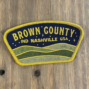 Brown County Patch (w/ adhesive)