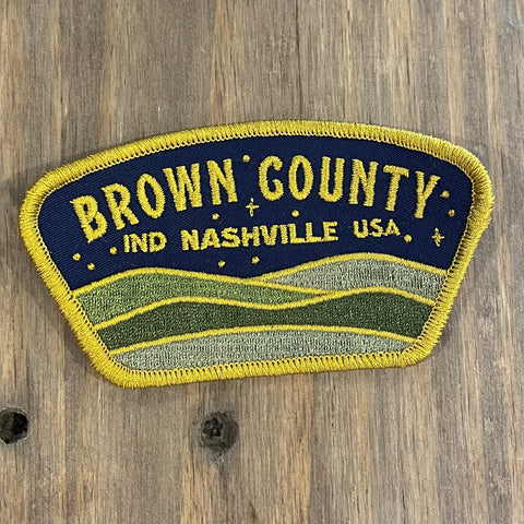Brown County Patch (w/ adhesive)