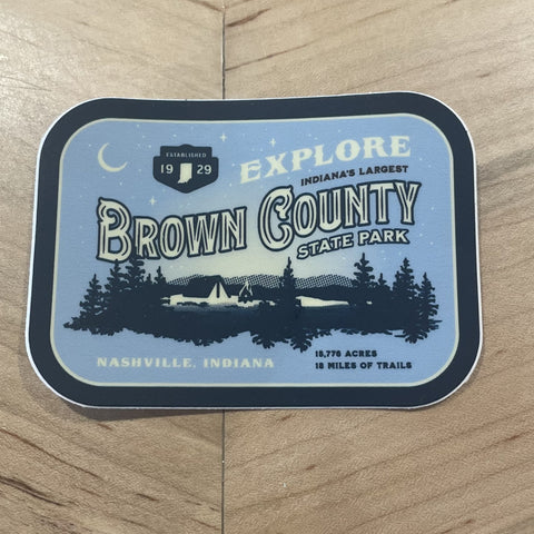 Explore Brown County Sticker