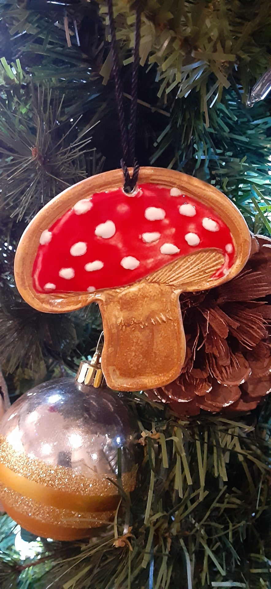 Mushroom ornament