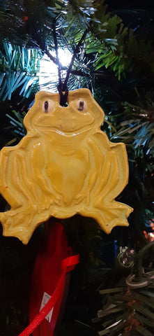 Frog ornament