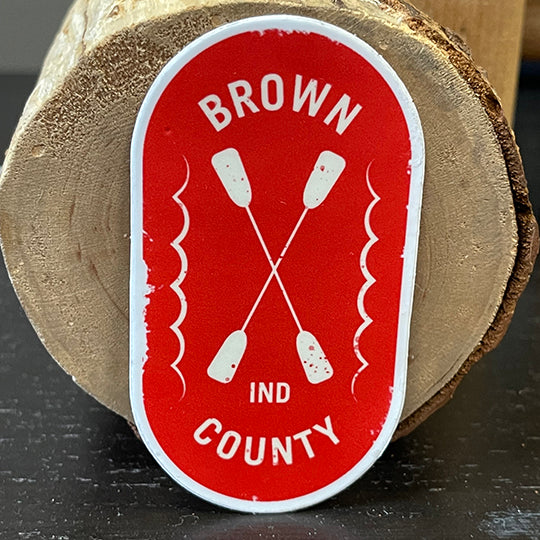 Brown County Paddle Sticker